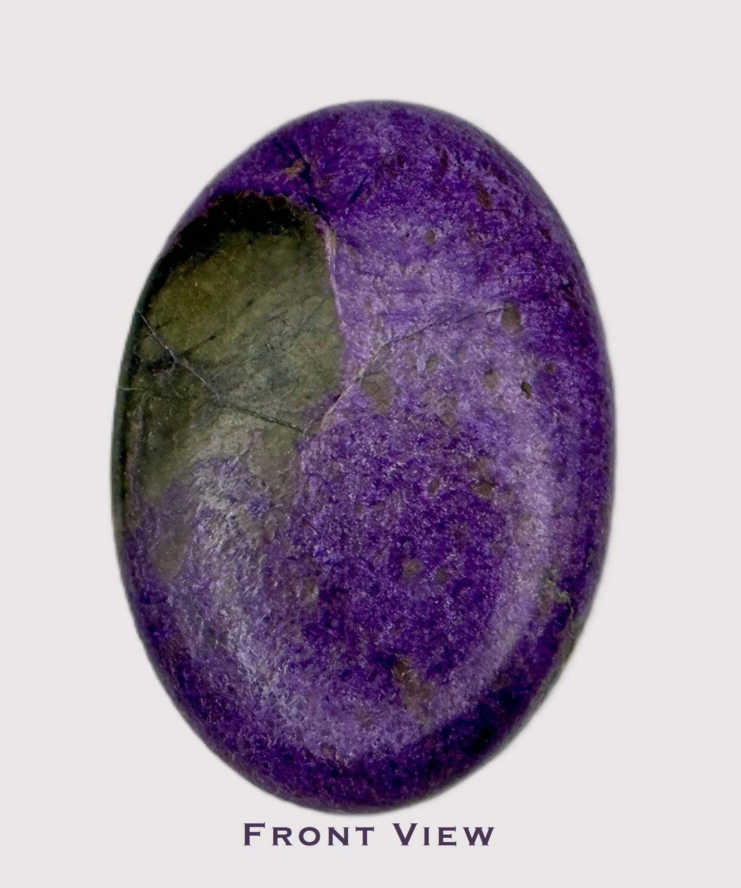 Atlantisite cabochon 45ct with purple and green colors