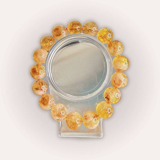 Citrine gemstone bracelet from the Path of Prosperity Aligned Pairing, designed to attract abundance and support personal growth.