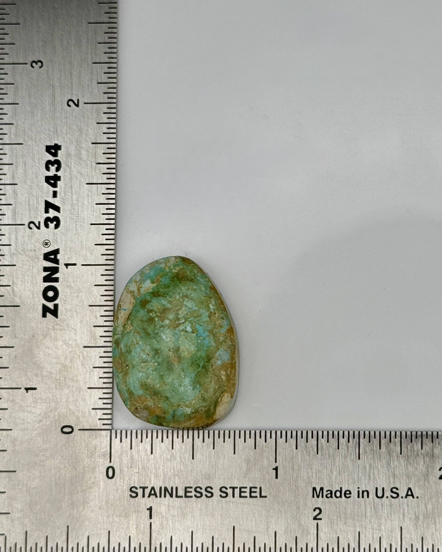 Nevada turquoise gemstone cabochon 11.75mm x 4mm, rare USA turquoise