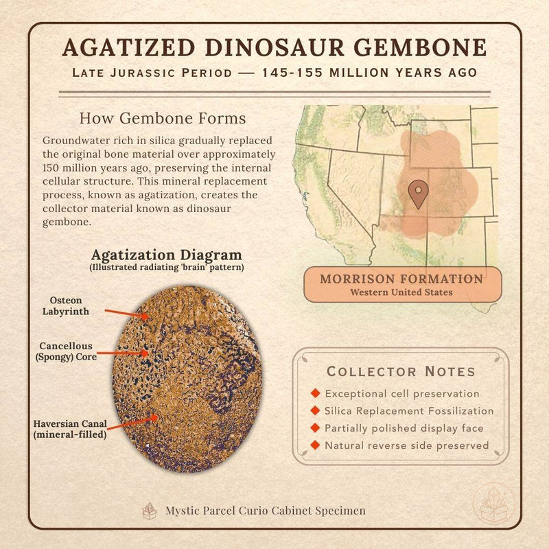 Red Dinosaur Gembone Slab fossil specimen from New Mexico