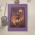 The Fool Tarot Journal cover with Mystic Parcel Intention Art inhouse created illustration