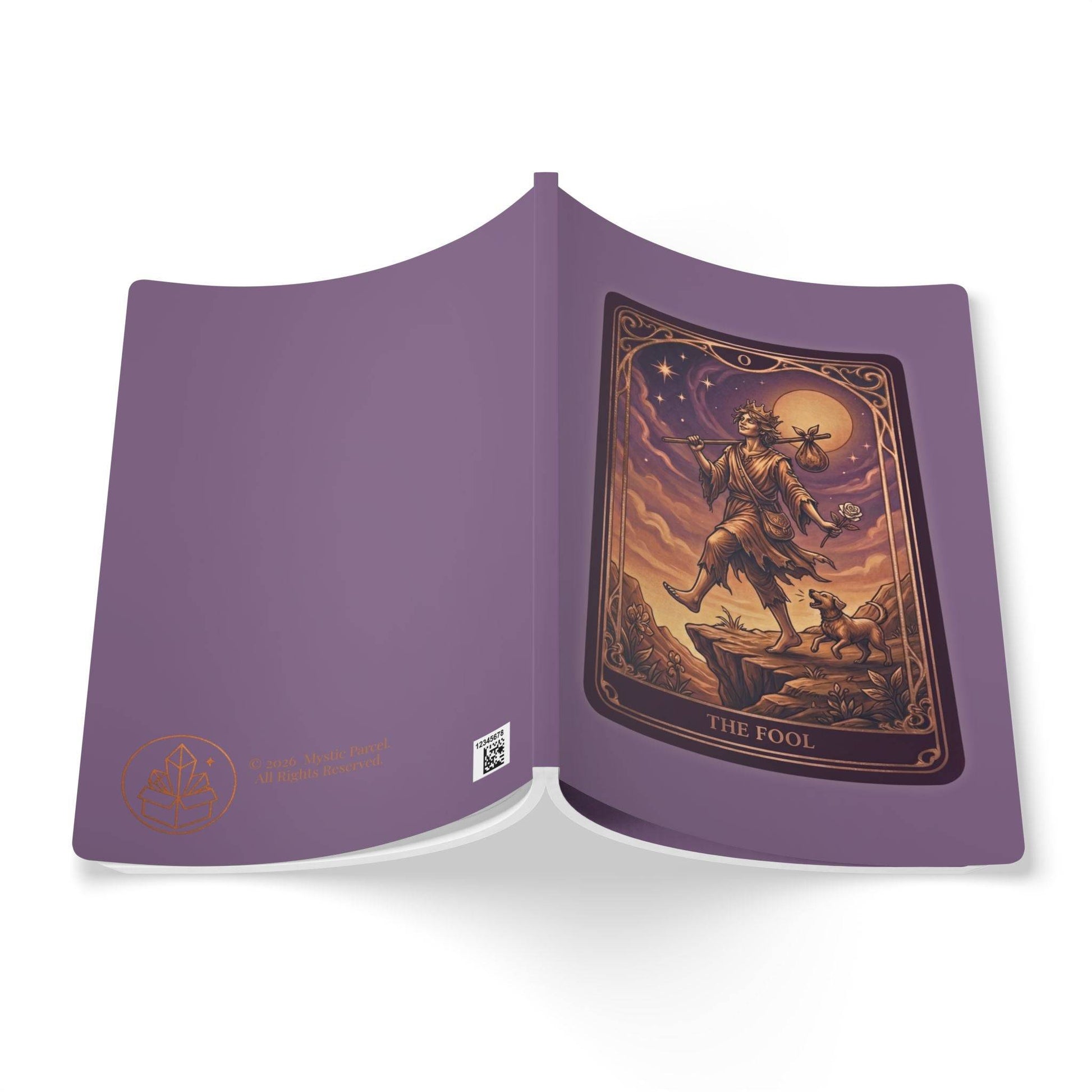 Inside view of The Fool Tarot Journal