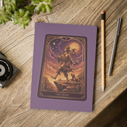 The Fool Tarot Journal cover with illustration