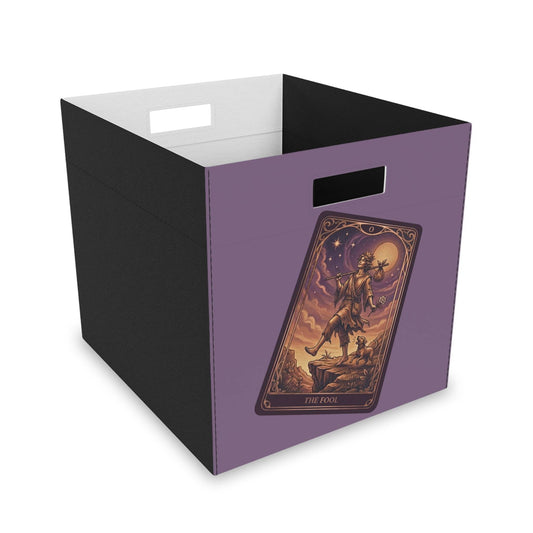 The Fool Tarot Storage Box in purple for organizing