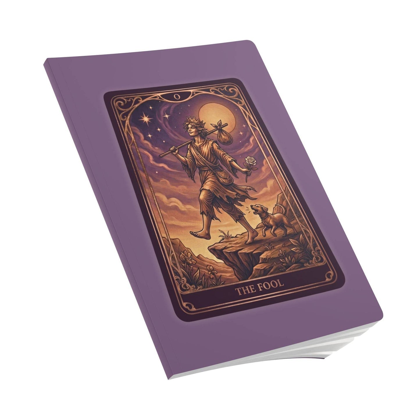 The Fool Tarot Journal angled view
