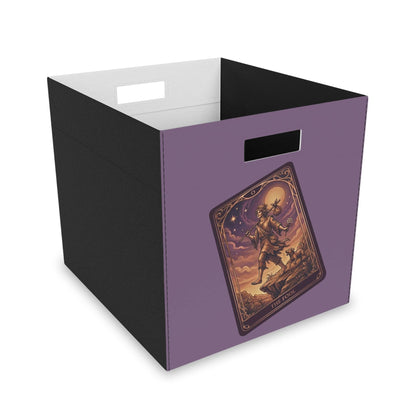 Felt organizer featuring The Fool Tarot design for storage