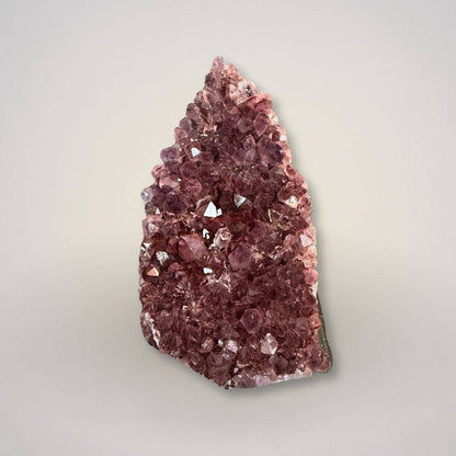 Alaçam Amethyst specimen | 199g emotional balance, spiritual awareness featuring a sculptural purple druzy cluster with sharp crystal points.