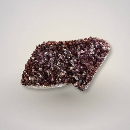 Alaçam Amethyst Collector Specimen — Deep Purple Cluster (227g) with shimmering crystal points, ideal for gemstone collectors and spiritual decor.