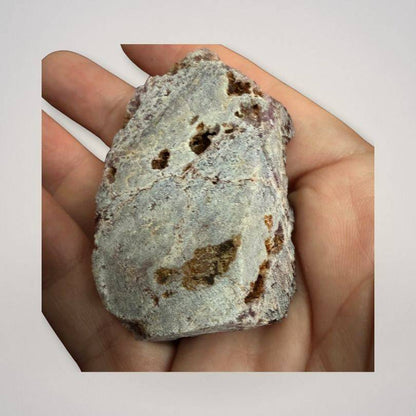 Back view of Alaçam Amethyst Druzy Specimen — Compact Display Cluster (68g) Turkey showing natural matrix and raw stone texture.