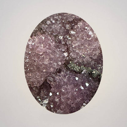 Macro view of Alaçam Amethyst Druzy Specimen — Multi-Peak Crystal Formation (94g) showcasing intricate druzy crystal texture and clarity.