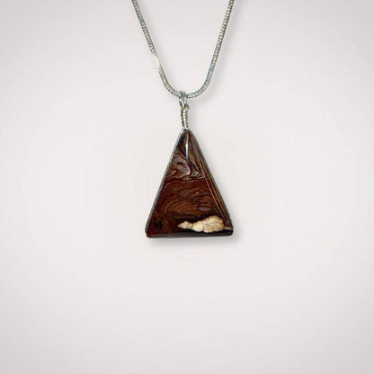 Biggs Jasper triangle pendant jewelry