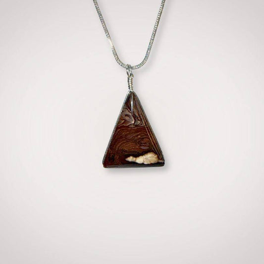 Biggs Jasper triangle pendant jewelry