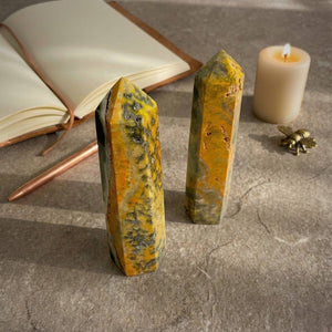 Bumblebee Jasper Tower — Polished, Indonesia