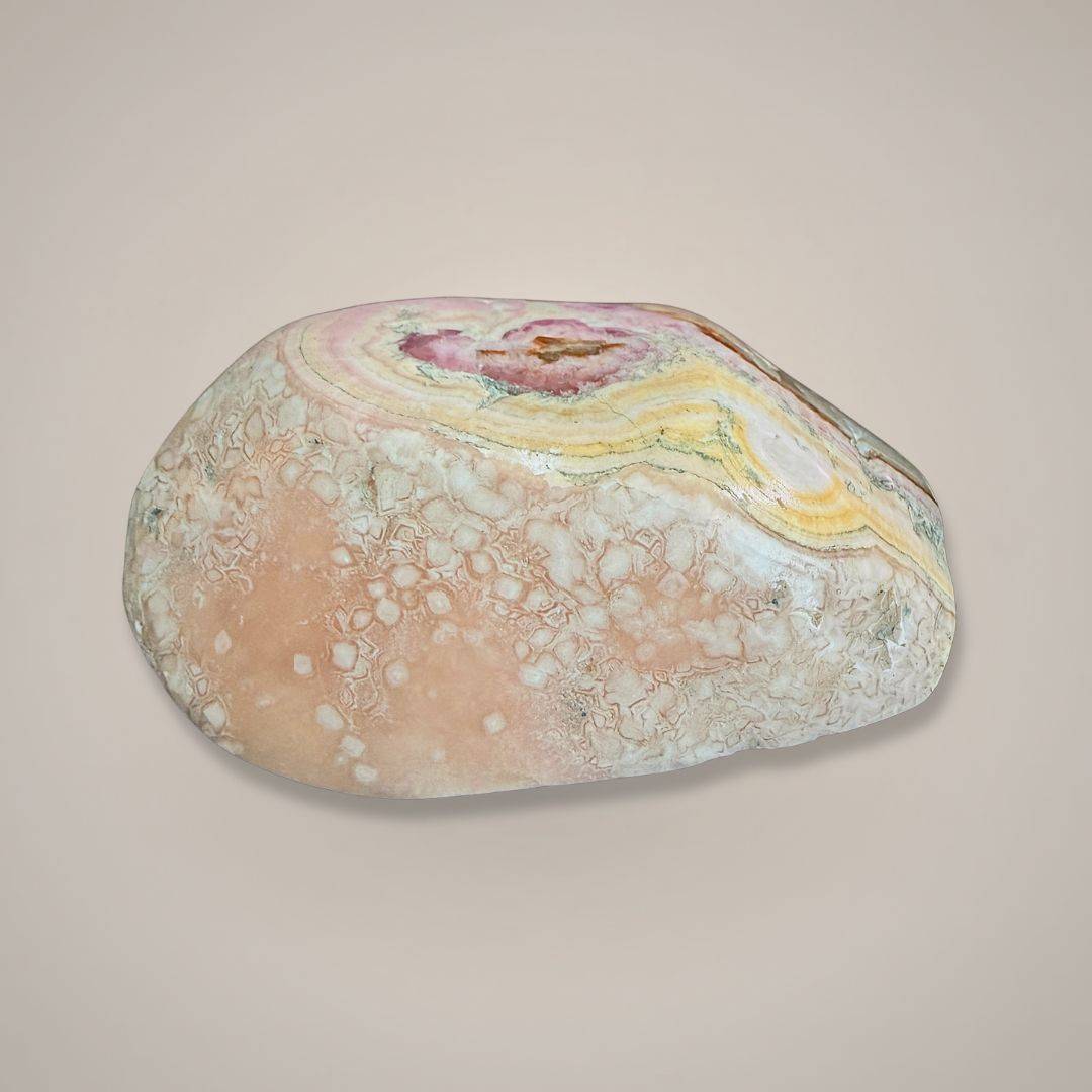 Cobaltoan Calcite Stalactite Slice  | Heart Healing 