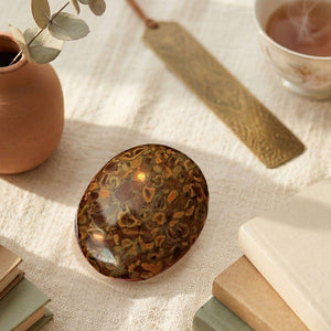 Fruit (Ajooba) Jasper Palm Stone — Medium, India