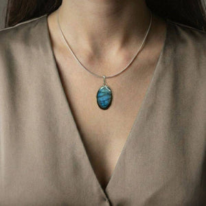 Labradorite Pendant — Classic Size, Madagascar