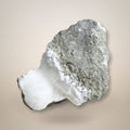 Natrolite micro-needles specimen from Teichelberg, Germany featuring white acicular crystals on basalt matrix, ideal for mineral collectors.