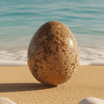 Ocean Jasper Egg — Honey Orbicular Pattern, Madagascar