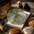 Rare pyrite sun disc from Illinois - natural formation for prosperity
