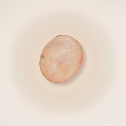Peach Moonstone Palm Stone — Small