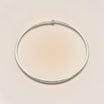 Silver Plated Choker Necklace — Adjustable Collar