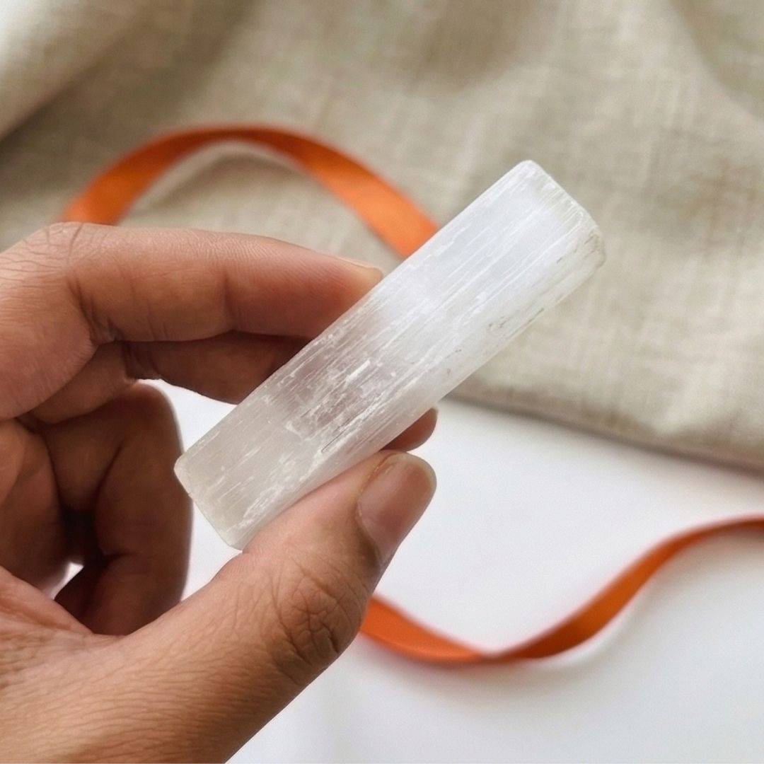 Selenite crystal healing stone