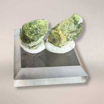 Exterior rind view of Tabasco Agate Micro-Geode Pair for Balance and Clarity
