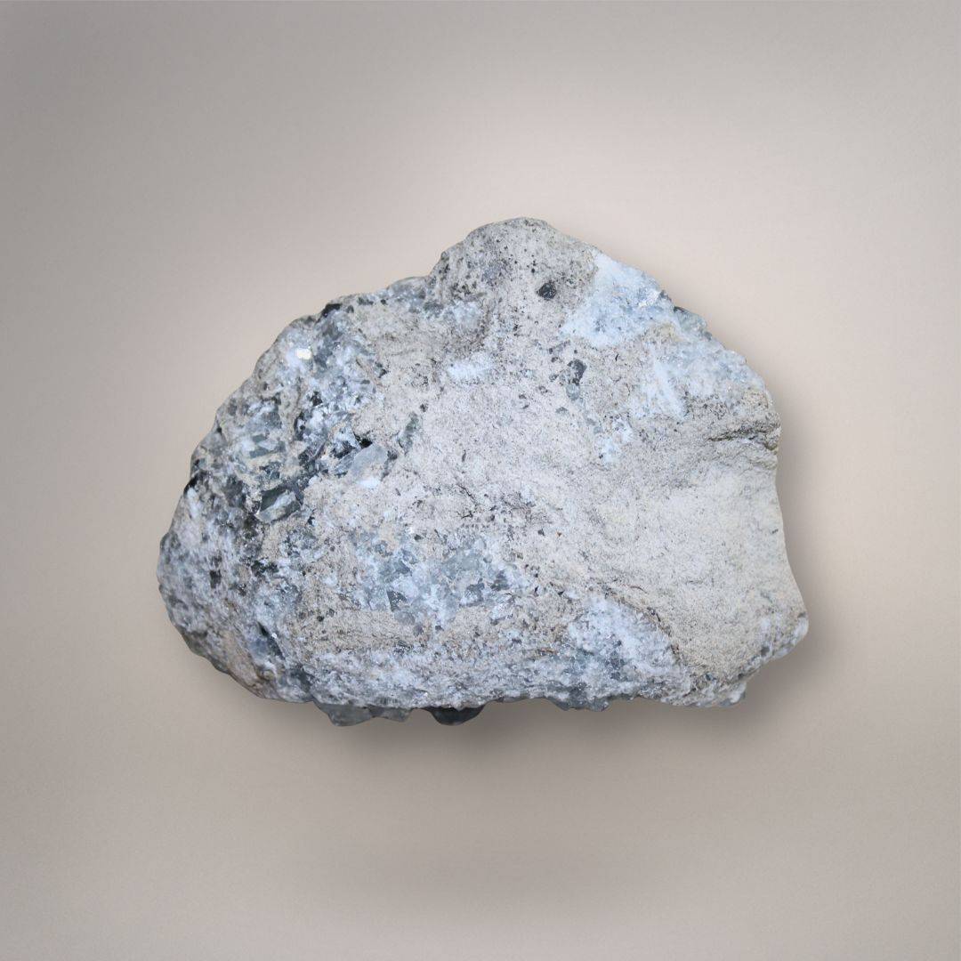 Celestine geode cluster 905g for meditation and decor