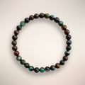 Peruvian Chrysocolla 6mm Beaded Bracelet 