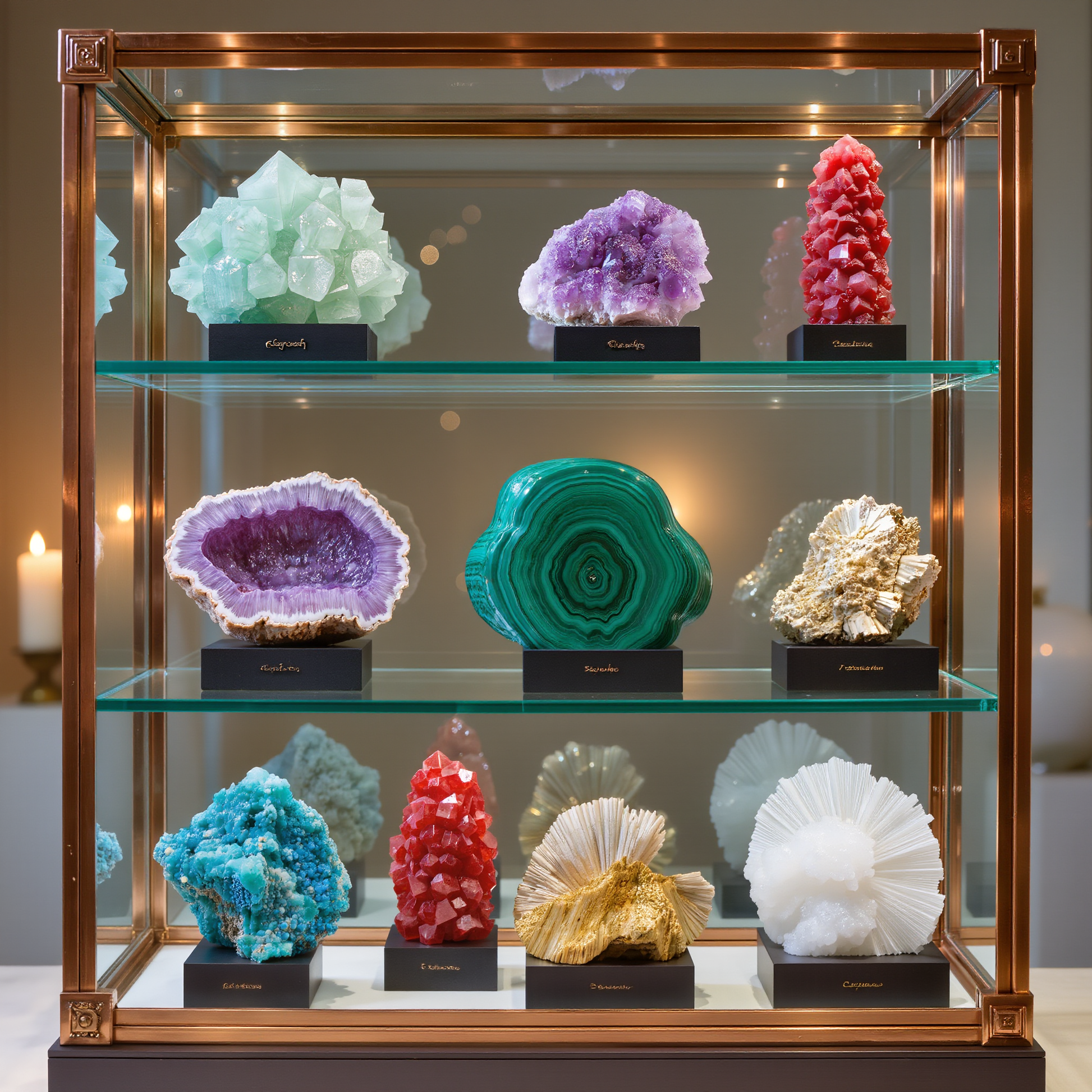 Curio Cabinet collector reviews for one-of-a-kind mineral specimens from Mystic Parcel