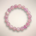 Lavender Amethyst Beaded Bracelet 12mm