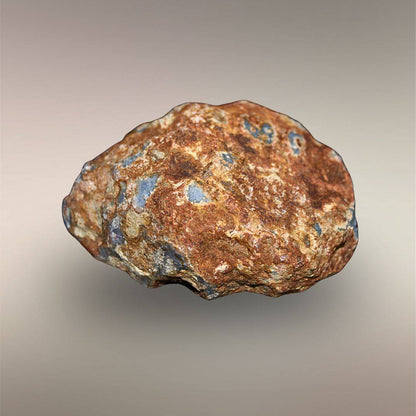 Back view of Ngabu Malawi Agate nodule showing natural exterior texture and rough rind.