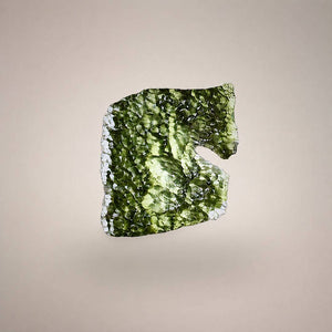 Moldavite (3.97g) — Notched Plate, Czech Republic