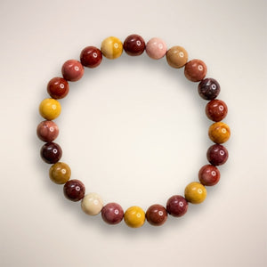 Mookaite Jasper 8mm Beaded Bracelet — Australia