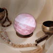 Rose Quartz Sphere 55mm for Love