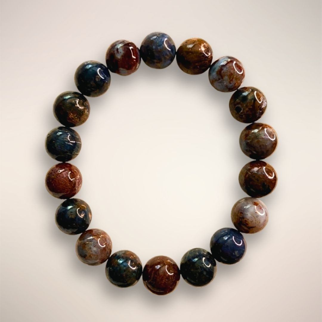 Pietersite 12mm beaded bracelet 