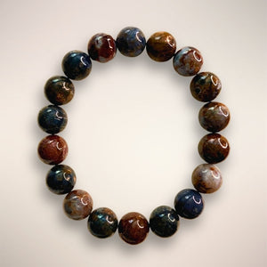 Pietersite 12mm Beaded Bracelet — Namibia