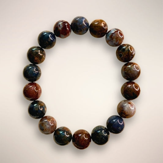 Pietersite 12mm beaded bracelet 