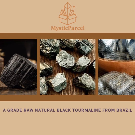 Raw Brazilian Black Tourmaline Ultimate Protection Stone at Mystic Parcel