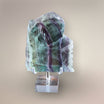 Rainbow Fluorite Display Slab — Waterfall Banding, Mexico