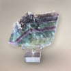 Rainbow Fluorite Display Slab — Prismatic Flash, Mexico