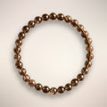 Smoky Quartz Bracelet - 6mm Brazil 